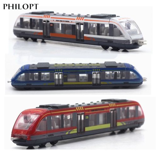 Afbeelding van Hoge Snelheid Rail Diecast Trein Speelgoed Model - Educatief Metaal Legering Treinset voor Jongens en Kinderen, Realistisch Model met Schaalverhouding