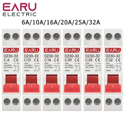 Image de Disjoncteur Miniature DZ30 - 6A à 32A - Montage DIN