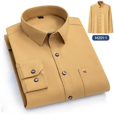 Image de Chemise Homme Coton Noir - Style Vintage & Élégant