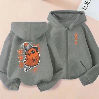 Image de Sweat à Capuche Tronçonneuse Denji Pochita - Manga Anime