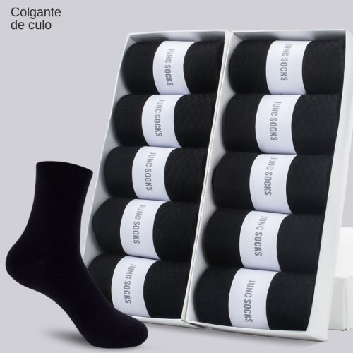 Chaussettes Homme Noires Respirantes - Coton Mélangé, Confort 365 Jours