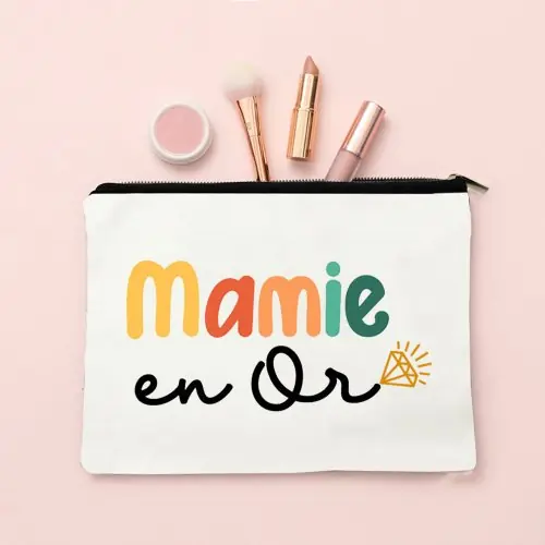 Image de Trousse de Maquillage Voyage - Cadeau Idéal pour Mamie