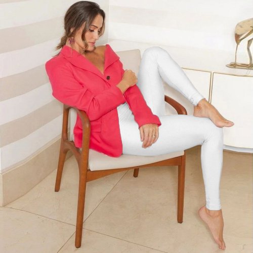 Image de Leggings Brillants Colorés pour Femmes - Style Streetwear Élégant
