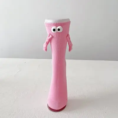 Image de Chaussettes Magnétiques Couleurs Dopamine - Cadeau d'Amour pour Couples