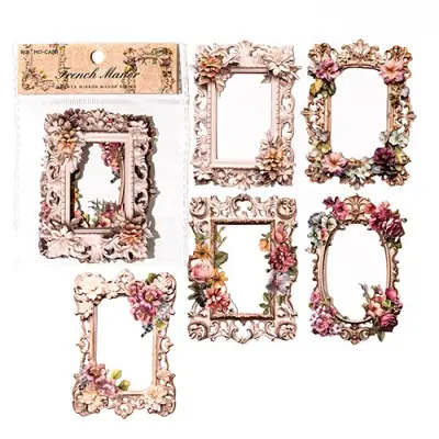 Image de 10 Cadres de Fleurs Vintage pour Scrapbooking