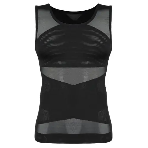 Image de Gilet Amincissant Homme - Compression Ventre & Silhouette