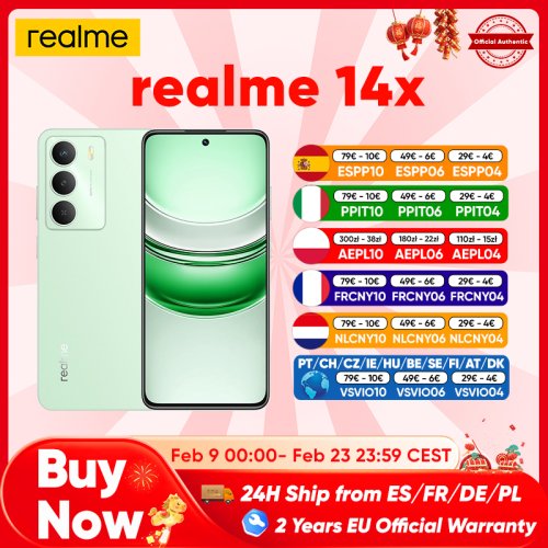 Imagen de Realme 14X: Potencia 5G con Pantalla 120Hz y Cámara de 50MP