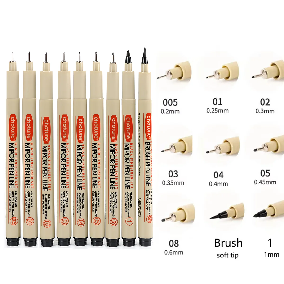 9 pcs set