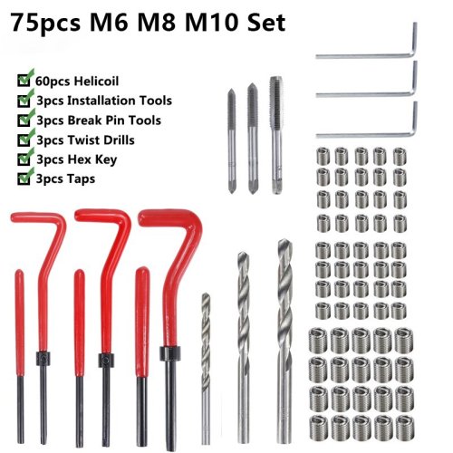 75pcs M6-M10