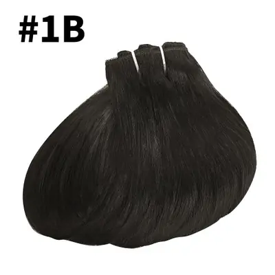 Image de Extensions cheveux humains clip-in naturelles 24 pouces brun chocolat