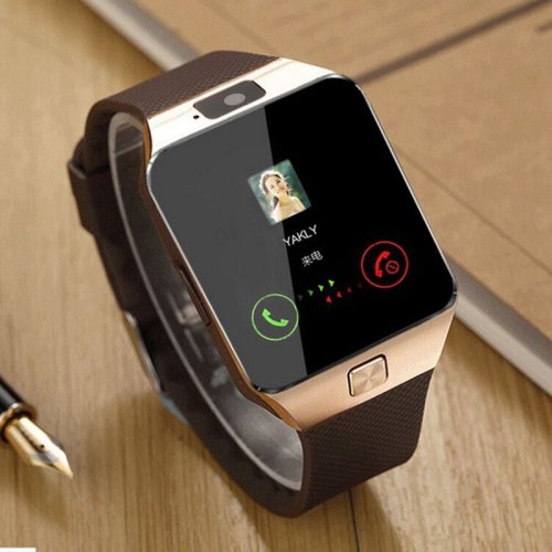 Zdjęcie DZ09 Inteligentny zegarek z gniazdem karty SIM Wiadomość push Połączenie Bluetooth Telefon z Androidem lepszy niż męski zegarek Smartwatch