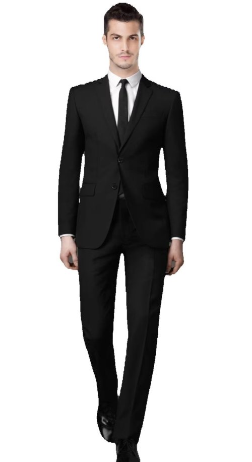 Image of 2025 Men's Slim Fit Groom Suit – Breathable 2-Piece Blazer and Pants Set with Free Tie, Perfect for Wedding, Prom, Best Man, and Formal Events