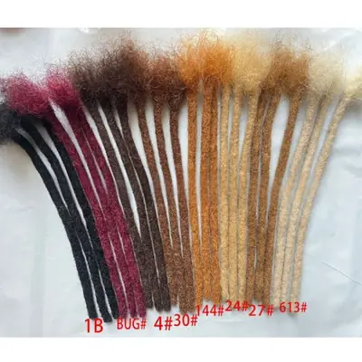 Image de Extensions de dreadlocks blondes 27-30, cheveux humains naturels 0.6 cm