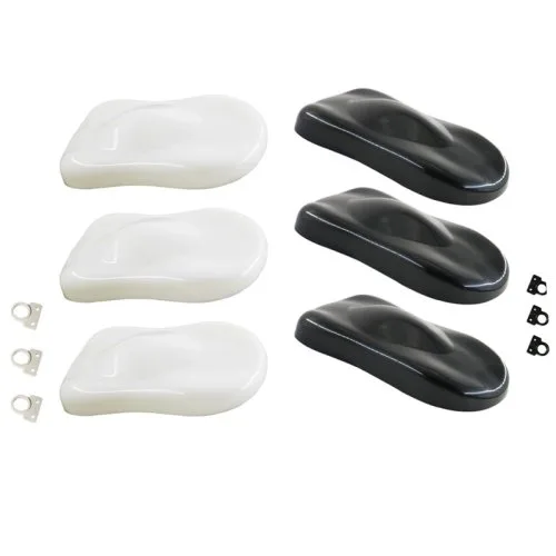 3 white and 3 black