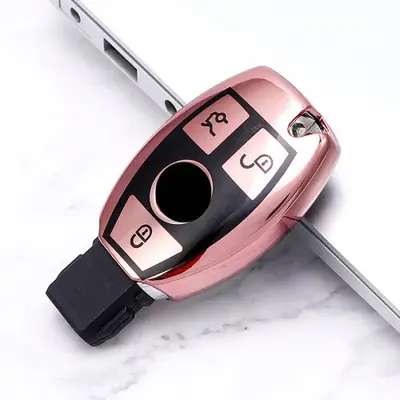 Image de Housse de Clé Voiture TPU Souple pour Mercedes-Benz