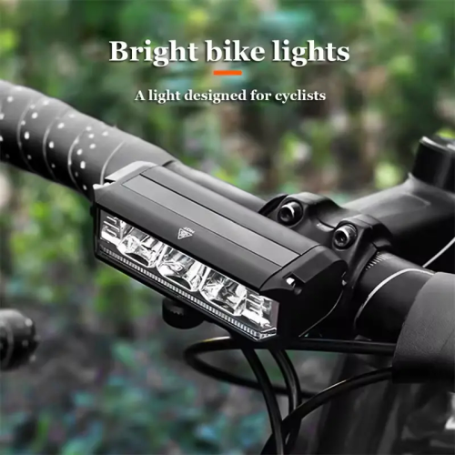 Image of High-Power 1800 Lumens 3-LED Rechargeable Bike Light with 2000mAh Battery – Waterproof Cycling Headlight for Mountain Bikes, Electric Scooters, and Outdoor Adventures
