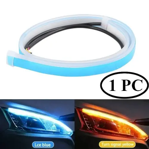 Image de Bande LED Auto Flexible 30cm - DRL RGB Étanche & Universelle