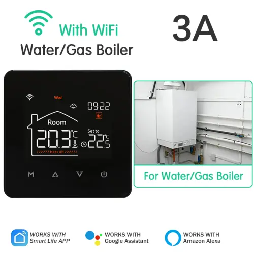 Image de Thermostat Intelligent WiFi pour Maison Connectée
