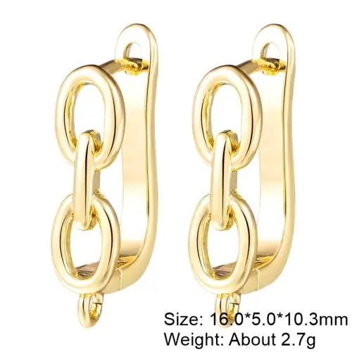 Image de Fermoirs en Cuivre pour Boucles d'oreilles - Accessoires de Bricolage Créatif