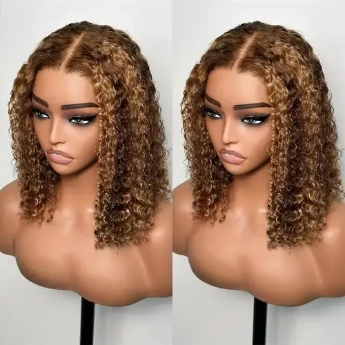 Image de Perruque Bob Lace Frontal Brésilienne Ombre