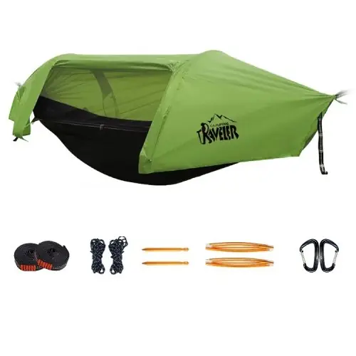 Image de Hamac Moustiquaire 3-en-1 - Tente de Camping Légère & Imperméable