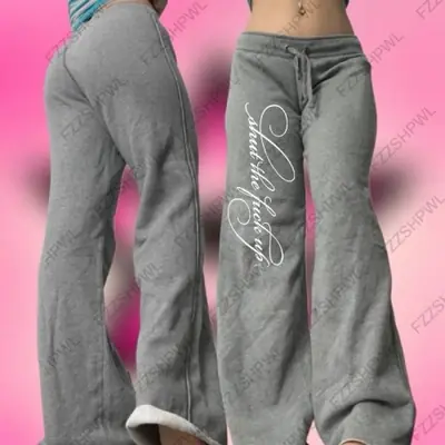 Image de Pantalon Harajuku Y2K Imprimé - Style Hip Hop & Décontracté