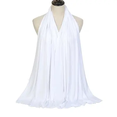 Image de Hijab Élastique en Jersey Modal - Châle Long et Chauffant