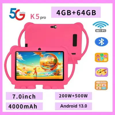Image de Tablette Enfant 7 Pouces 4G/5G - Éducation & Divertissement