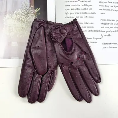 Image de Gants d'été en cuir véritable pour femme - Fins & Respirants