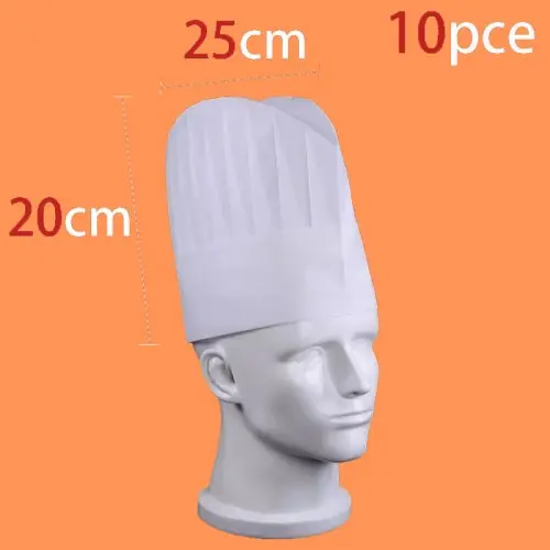 Image de Casquettes de Chef Jetables pour Enfants - Lot de 10