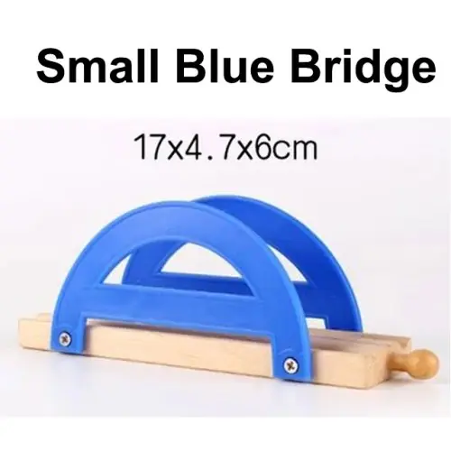 Image de Piste de Train en Bois avec Accessoires - Jouet Éducatif pour Enfants