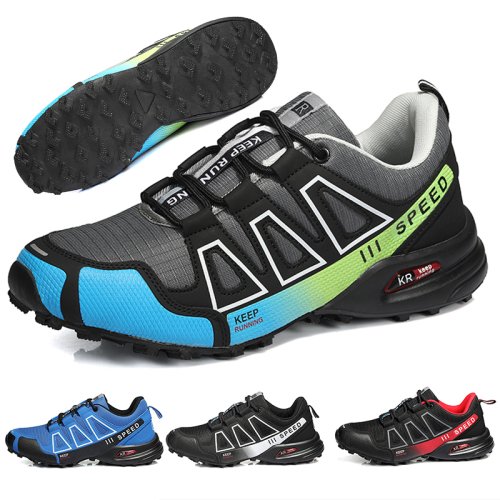 Bild von Wanderschuhe Herren Outdoor Gummisohle Rutschfeste taktische Trainingsschuhe Leichte bequeme Wander-Reise-Sportschuhe Herren