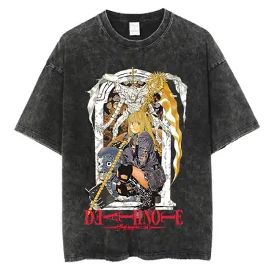 Image de T-Shirt Vintage Harajuku Death Note - Style Streetwear Unisexe