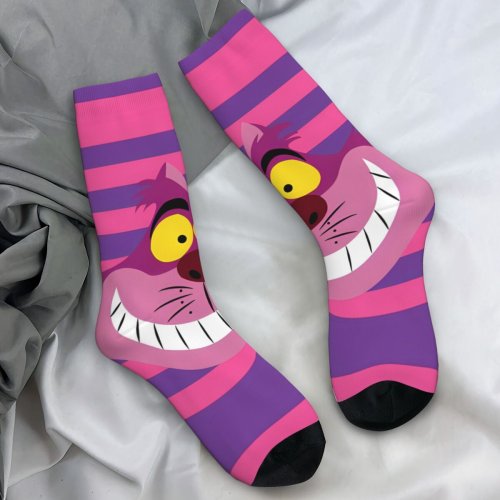 Bild von Cheshire Cat Herrensocken – Magische Socken aus Alice im Wunderland