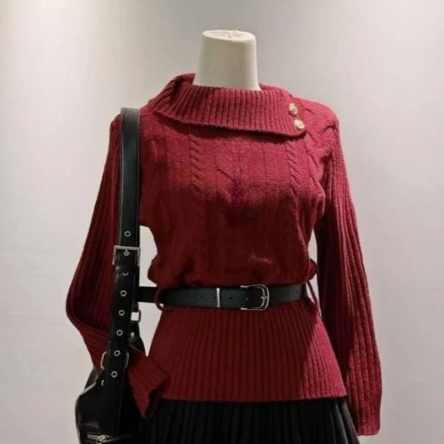 Pull rouge 1285