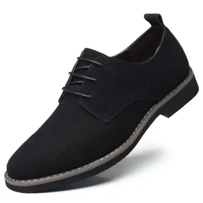 Image de Chaussures Hommes Bleu Oxford en Daim - Tailles 38 à 48