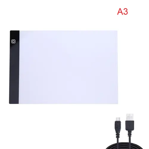 Image de Tapis de Lumière LED A3/A4/A5 - Tablette de Traçage avec 3 Niveaux d'Intensité