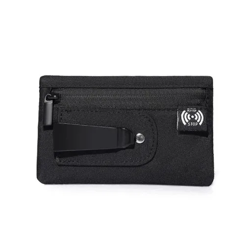 Zwart-met riem clip