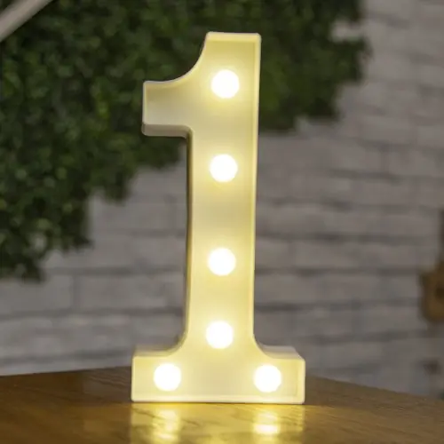 Image de Lumières LED Alphabet - Déco Lumineuse pour Fêtes & Maison