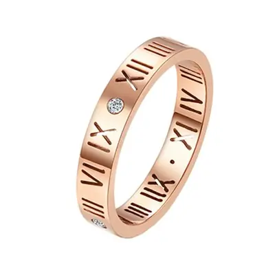 Image de Bague Tendance Femme - 3 Couches Rotatives avec Chiffres Romains