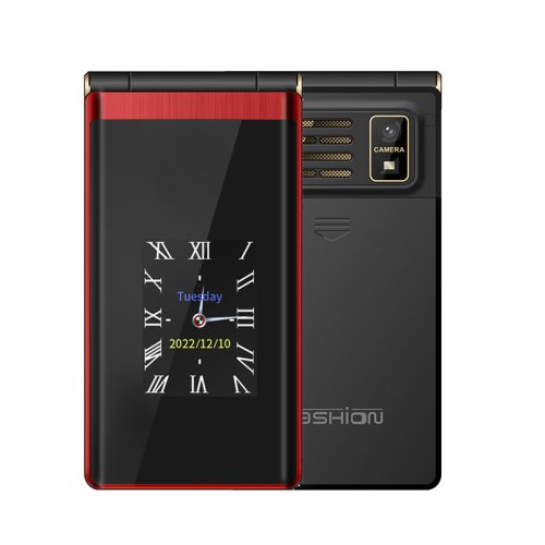 Immagine di 2023 nuovi telefoni cellulari flip cellulari sbloccati quadrante veloce radio SOS senior pulsante economico telefono cellulare a conchiglia