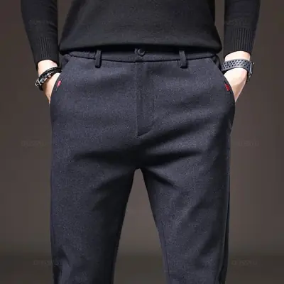 Image de Pantalon Homme Automne - Coupe Ajustée & Élastique