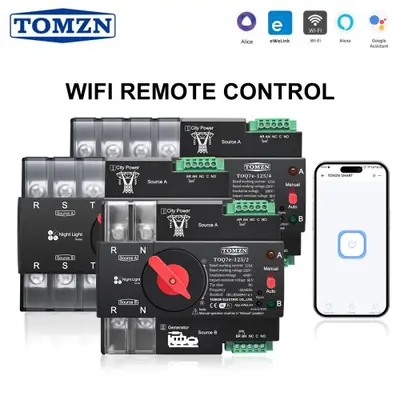 Image de Interrupteur de transfert automatique WiFi intelligent 63A-125A