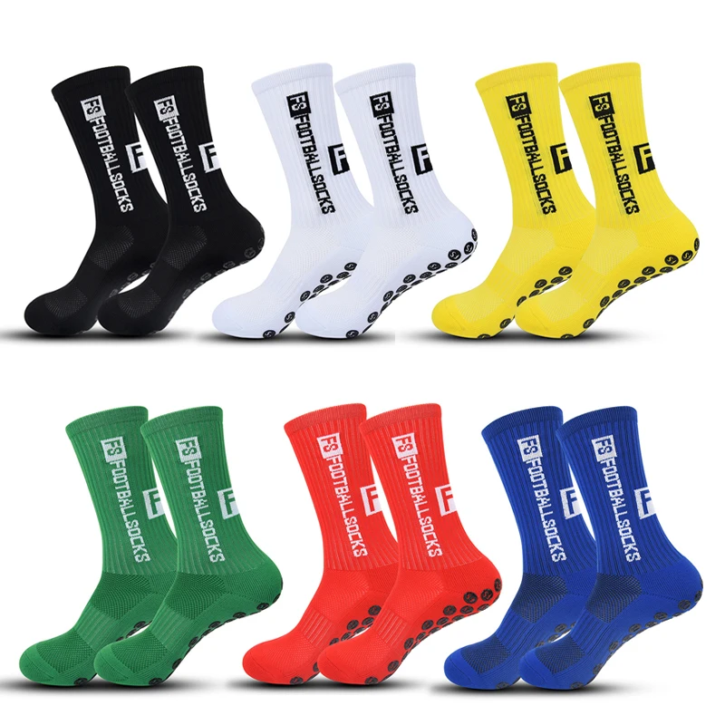 Image of Premium Non-Slip Football Socks for Men and Women – Breathable, Silicone-Enhanced Soccer Socks with Anti-Slip Grip for Outdoor Sports