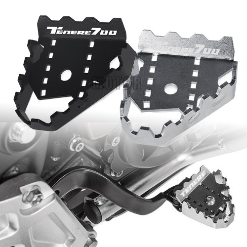 Imagen de Extensión de Palanca de Freno para Yamaha Ténéré 700 - Pedal de Extensión con Placa de Paso para XTZ 700, T700 (Modelos 2019-2023)