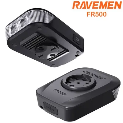 Image de Phare de Vélo Rechargeable Ravemen FR500 - Éclairage Puissant & Sécurité 24h/24