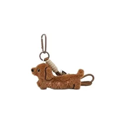 Image de Pendentif Chien Rouge à Lèvres - Accessoire Mignon pour Sac ou Rétroviseur