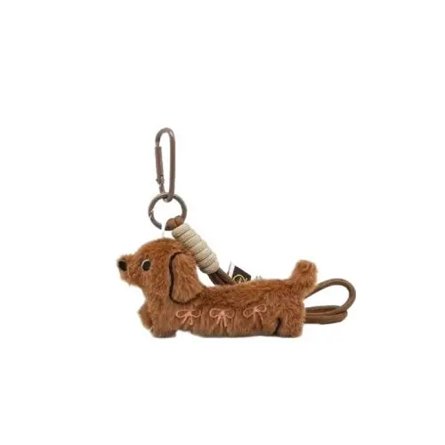 Image de Pendentif Chien Rouge à Lèvres - Accessoire Mignon pour Sac ou Rétroviseur