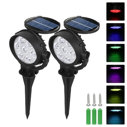 C 2PCS RGB licht