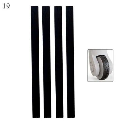 Image de Protège-Roues Valise Silicone - 4 Pièces